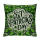 &nbsp;St.&nbsp;Patrick's Day Throw Pillow Covers Square Decorative Pillow Covers Cushion Cover