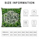 &nbsp;St.&nbsp;Patrick's Day Throw Pillow Covers Square Decorative Pillow Covers Cushion Cover