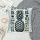 Ulloord Decor Throw Pillow Covers Vintage &nbsp; Green Fruits Pillow Case Square Cushion Cover for Sofa