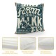 Ulloord &nbsp;Quote Pillow Covers Decorative Throw Pillow Case Cushion Cover with Words , Farm Fresh Milk