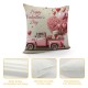 &nbsp;Happy Valentine's Day Throw Pillow Covers Red Heart Truck Pillow Cover&nbsp;Valentines Farmhouse Pillow Cases Love Gift Cushion Cover Home Sofa Pillowcase for Indoor Outdoor