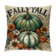 Ulloord Fall Decor Pumpkin Colorful Pumpkin Throw Pillow Covers Autumn Theme Farmhouse Decorative Throw Pillow Covers for Sofa (Fall Set)