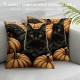 Vintage Fall Pumpkin Throw Pillow Covers Halloween Decorative Pillow Case Cushion Cover Square Pillowcase Home Decor Sofa