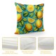 Ulloord Pillow Covers Outdoor with Blue Background Farmhouse Pillow Cases Decorative Cushion Case for Spring Fall Home Decor Sofa