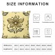 Ulloord Throw Pillow Cover Modern &nbsp; Flower Farmhouse Pillow Cases Yellow Outdoor Home Cushion Cover Decor Sofa&nbsp;Bed Car