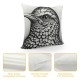  Throw Pillow Cover Cute Animal White Farmhouse Pillow Cover Square Cushion Cover Pillowcase for&nbsp;Women Boys Girls Children Home Sofa Bedroom