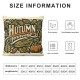 Ulloord Throw Pillow Covers Vintage Fall Pumpkin&nbsp;Decor Throw Pillow Case &nbsp; Cushion Cover Outdoor Pillowcase for Couch