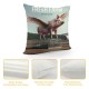 Ulloord Vintage Farmhouse Pig Pillow Covers Poultry Pig Throw Pillow Case Cushion Cover Fresh Farm Lettering Rustic Farm Pillow Cover for Sofa 