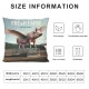 Ulloord Vintage Farmhouse Pig Pillow Covers Poultry Pig Throw Pillow Case Cushion Cover Fresh Farm Lettering Rustic Farm Pillow Cover for Sofa 