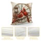 Vintage Throw Cushion Cover with Decorative Pillow Covers Love Decor Pillow Case Outdoor Decor for Home Sofa Bed