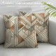 Ulloord &nbsp; Throw Pillow Covers Pillow Case&nbsp;Geometric Figure Decorative Pillow Covers Square Math Theme Cushion Cover Home Decor for Sofa Bed