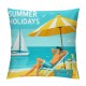  Summer Throw Pillow Covers Quote Words Pillow Cover Sea Beach&nbsp; Fruit Decorative Pillow Case Cushion Cover Beach Theme