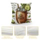 Ulloord Summer Style Pillow Covers Green Lemon Sls with in a Color Glass Decorative Throw Pillow Case Cushion Cover for Sofa