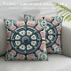 &nbsp;Square Nautical Throw Pillow Covers Home Decor Cushion Cases Starfish Striped Background Sea Theme Pillowcases for Bedroom Couch Chair