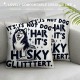 It's Not Dog Hair It's Glitter Decorative Throw Pillow Case Cover ,Funny Decorations for Home Bedroom Girl Room Office, Owners Gifts,Dog Lovers Gifts