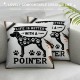 Life is Better with A Decorative Throw Pillow Case Cover , Dog Decorations For Home Bedroom Office, Owners , Gift,Dog Lovers Gift