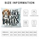 Ulloord Dog Themed Pillowcase Decorations for Home, Funny Quote I Just Freaking Love Okay Throw Pillow Cover , Dog Lover Gifts, Lover Gifts