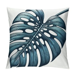 Palm Leaves Decorative Throw Pillow Cover Case Palm Leaves Leaf Outdoor Home Plant Cushion Cover