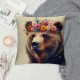 Lovely Pillow Covers Cute Animals with Throw Pillow Case Cushion Cover Home Sofa Decorative