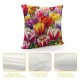  Pillow Decorative Pillow Case Watercolor Flowers Butterfly Decor Throw Pillow Covers Cushions Covers Home Decorative Pillowcase