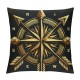 Throw Pillow Covers Pillow Case Square Black Background Decorative Cushion Cover Home Decor Accent Pillowcase