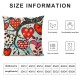  Valentines Day Throw Pillow Covers , Love Heart Tree Spring Farmhouse Holiday Red Cushion Case for Home Sofa Couch Decoration