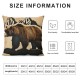 Qinduosi Pillow Cases Cushion Covers Boys Throw Pillow Covers For Kids Throw Pillowcases Theme Brown Exotic Style Cushion Cases