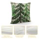 Qinduosi Watercolor Christmas Tree Pillow Covers Inch Green Black White Buffalo Plaid Decorative Pillow Cases Xmas Holiday Square Throw Pillows Set of  Home Decor For Sofa Couch Bedroom Porch Outdoor