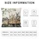 Qinduosi Easter Pillow Covers Set of Bunny Leaves Decorations Truck Spring Farmhouse Pillow Covers,Polyester Cushion Case Gifts for Home Decor