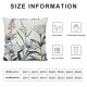 Qinduosi Green Spring Pillow Covers Inch Wildflower Floral Bless This Home Outdoor Farmhouse Decorations Set of Decorative Throw Pillows Cases for Couch Decor