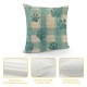 Easter Pillow Covers Inch Set of Dog Paws Be Bunny Pillowcases Decorations for Sofa Couch Bedroom Living Room Cushion Case Decor