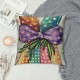 Qinduosi Easter Pillow Covers Set of ,Colorful Decorations Holiday Farmhouse Spring Pillow Case for Home Sofa Couch Decor AA