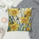 Qinduosi  Spring Throw Pillow Cover Set of Inch Spring Summer Flower Cushion Case for Sofa Couch