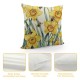 Qinduosi  Spring Throw Pillow Cover Set of Inch Spring Summer Flower Cushion Case for Sofa Couch