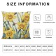 Qinduosi  Spring Throw Pillow Cover Set of Inch Spring Summer Flower Cushion Case for Sofa Couch