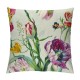 Qinduosi  Pillow Covers Inch Set of Farmhouse Garden Colorful Pillows Case Polyester Linen for Patio Sofa Bed Home Decor