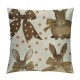 Easter Pillow Covers Inch Set of , Decorations Holiday Farmhouse Spring Pillow Case for Home Sofa Couch Decor (Brown)