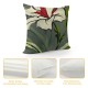 Easter Pillow Covers Inch Set of Flowers Pillowcase Farmhouse Decorations for Sofa Couch Bedroom Living Room Decor