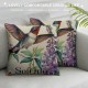 Qinduosi Spring Pillow Covers Inch Birds Throw Pillowcase Home Sofa Bedroom Living Room Holiday Cushion Case Farmhouse Decorations