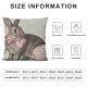 Easter Pillow Covers Set of Spring Eggs Leaf Decorative Outdoor Throw Pillows Holiday Easter Decorations Cushion Covers Rustic Decor for Sofa Bed