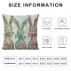 Qinduosi Easter Pillow Covers ,Pink Blue Green Bunny Outdoor Decorative Throw Pillows for Couch, Rabbit Spring Decor Cushion Cover Pcs Soft Farmhouse Linen Pillowcase for Bed Car Safa