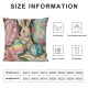 Qinduosi Decorative Throw Pillow Covers Set of , Eggs Stripes Cushion Case Decor, Flowers Butterfly Home Decoration for Sofa Couch