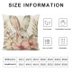 Easter Bunny Pillow Covers Set of inch Plain Easter Decorative Throw Pillows Easter Cushion Cases for Couch Sofa Livingroom Bedroom