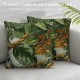 Wildflower Throw Pillow Covers Inch Set of Flowers Spring Decor Cushion Cover for Bedroom Sofa Living Room Couch Bench Outdoor