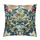 Qinduosi Blue Floral Bird Throw Pillow Covers Inch Home Decor Pillow Case Square Pattern Pillowcase Cushion Cover for Indoor/Outdoor Sofa Living Room Couch Bed