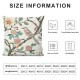 Qinduosi Vintage Bird Floral Pillow Covers Inch Set Pink Green Yellow Flower Decorative Throw Pillows For Farmhouse Home Decor Sofa Bed Outdoor