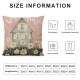 Pink Throw Pillow Covers, Inch Home Sweet Home Daisy Stripes Cushion Case for Sofa Couch Set of