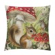 Qinduosi Spring Forest Animals Throw Pillow Covers Inch Rabbit Mushroom Floral Decorative Pillows for Sofa Kids Baby Nursey Room Decor Set of