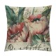 Spring Pillow Covers Pink Flower Floral Bless This Home Set of Green Farmhouse Decorative Throw Pillows Cases Outdoor Decor for Couch Sofa