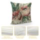 Spring Pillow Covers Pink Flower Floral Bless This Home Set of Green Farmhouse Decorative Throw Pillows Cases Outdoor Decor for Couch Sofa